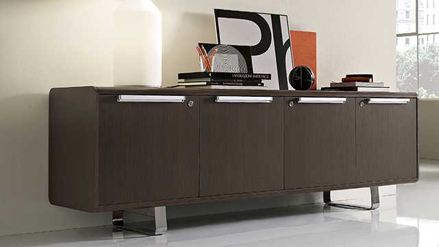 Низкие офисные шкафы Seventies Низкие шкафы Seventies
