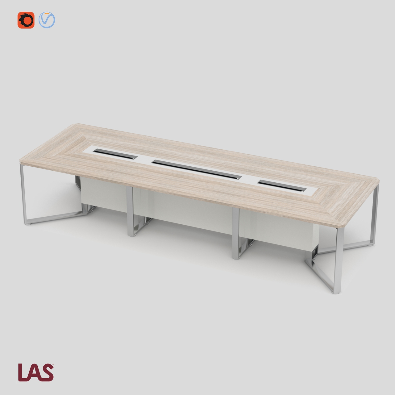 Превью 3D-модели переговорного стола на 10 человек LAS I-Meet 146667