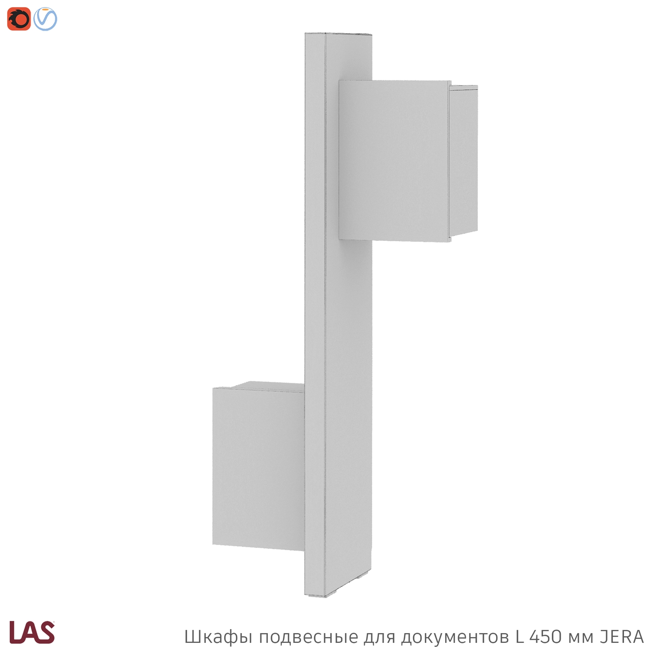 Превью G 3D-модели подвесного шкафа LAS Jera 159976