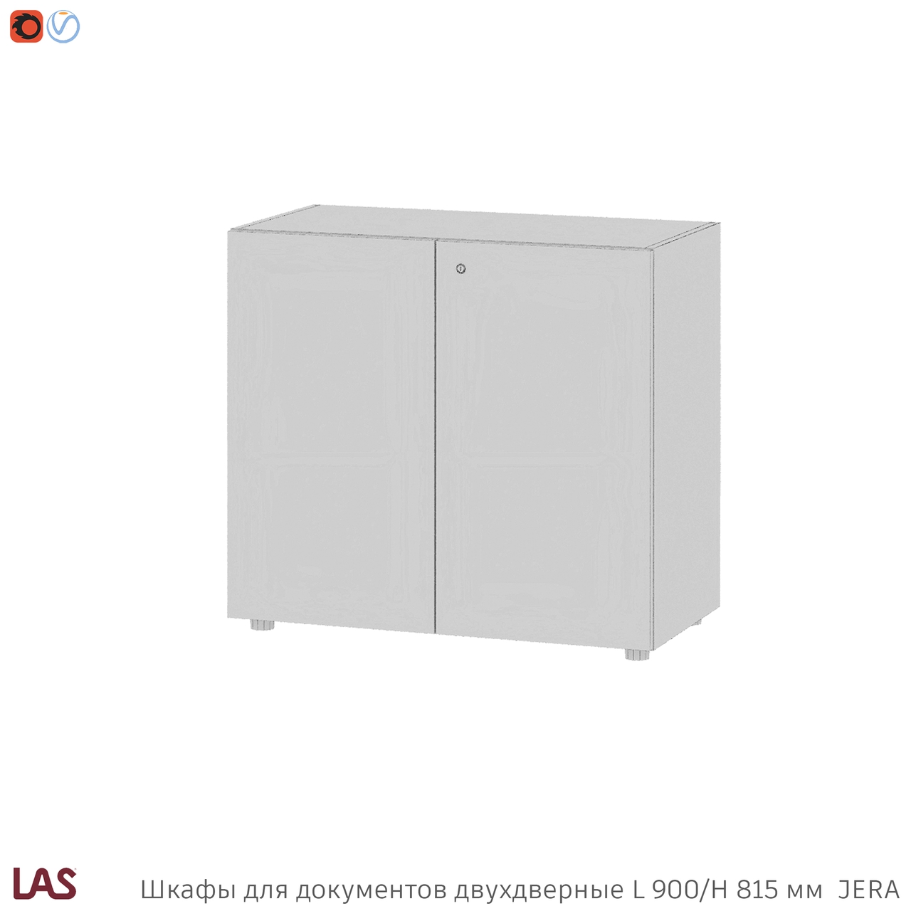 Превью G 3D-модели офисных шкафов LAS Jera 159987