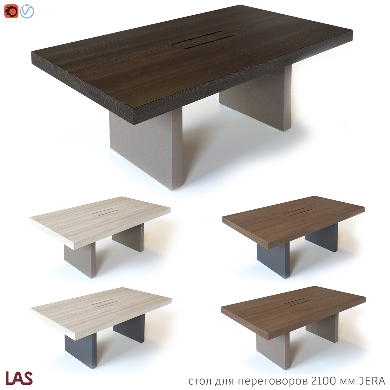 Превью 3D-модели стола для переговоров LAS Jera 159913