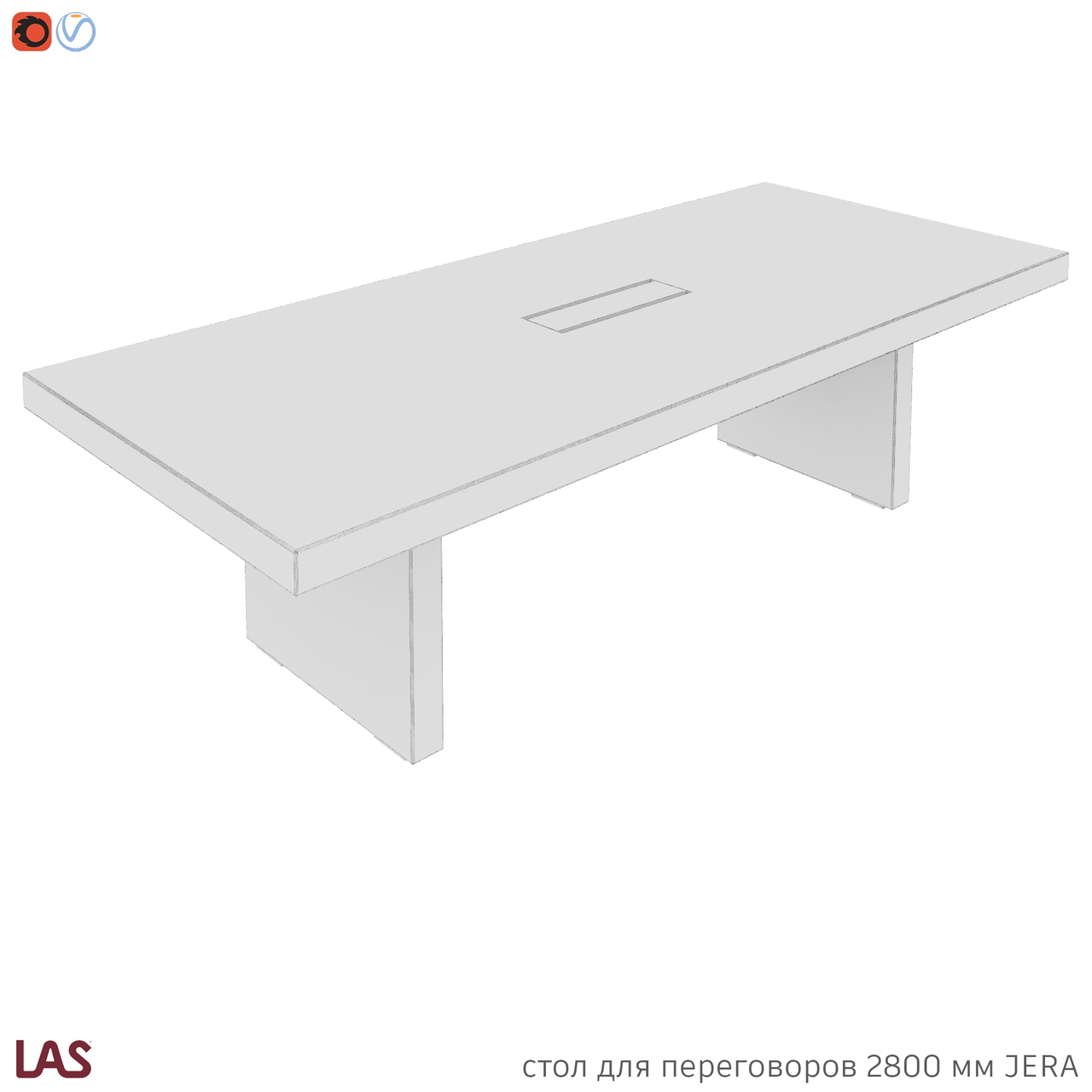 Превью G 3D-модели стола для переговоров LAS Jera 159914