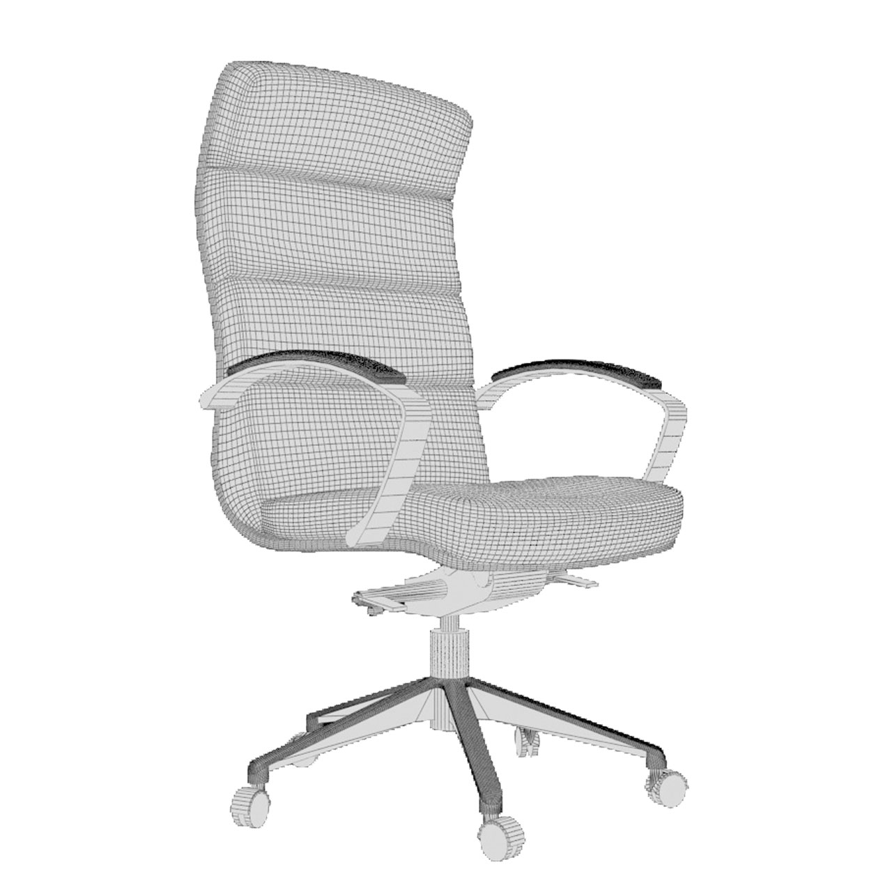 Превью 3D-модели офисного кресла LAS Scena