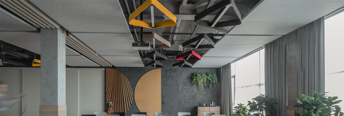 Шум под контролем: эстетичные панели для зон общего пользования