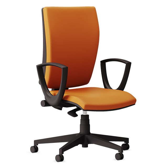 Офисное кресло Ciak для персонала с мягкой спинкой и сиденьем