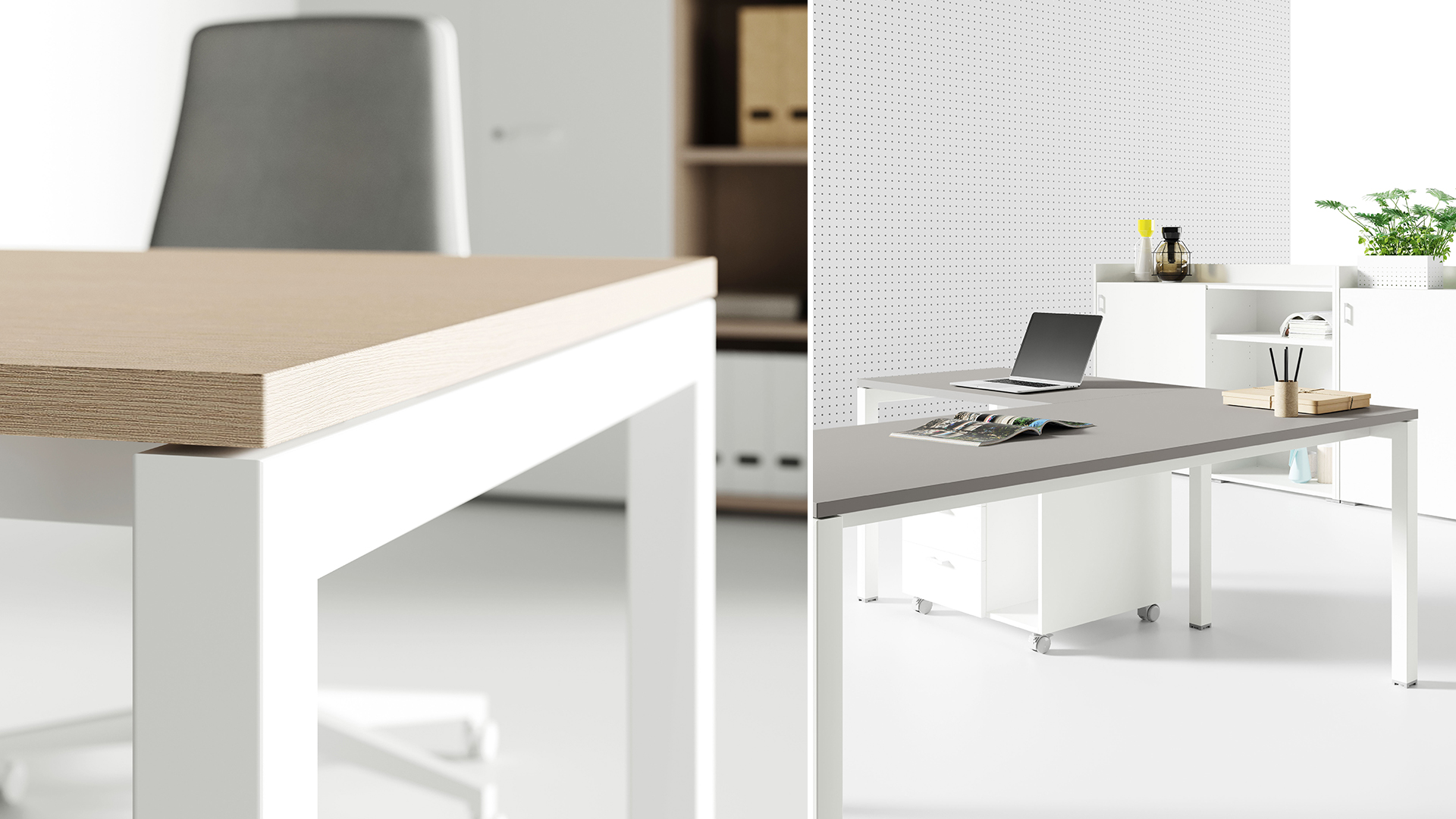 Офисные столы с простой и надёжной конструкцией