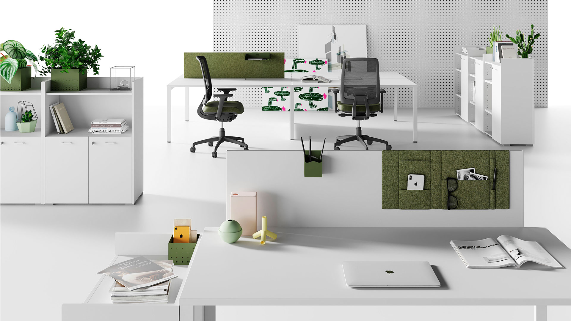 Обзор модульной мебели для офиса Oxi Color