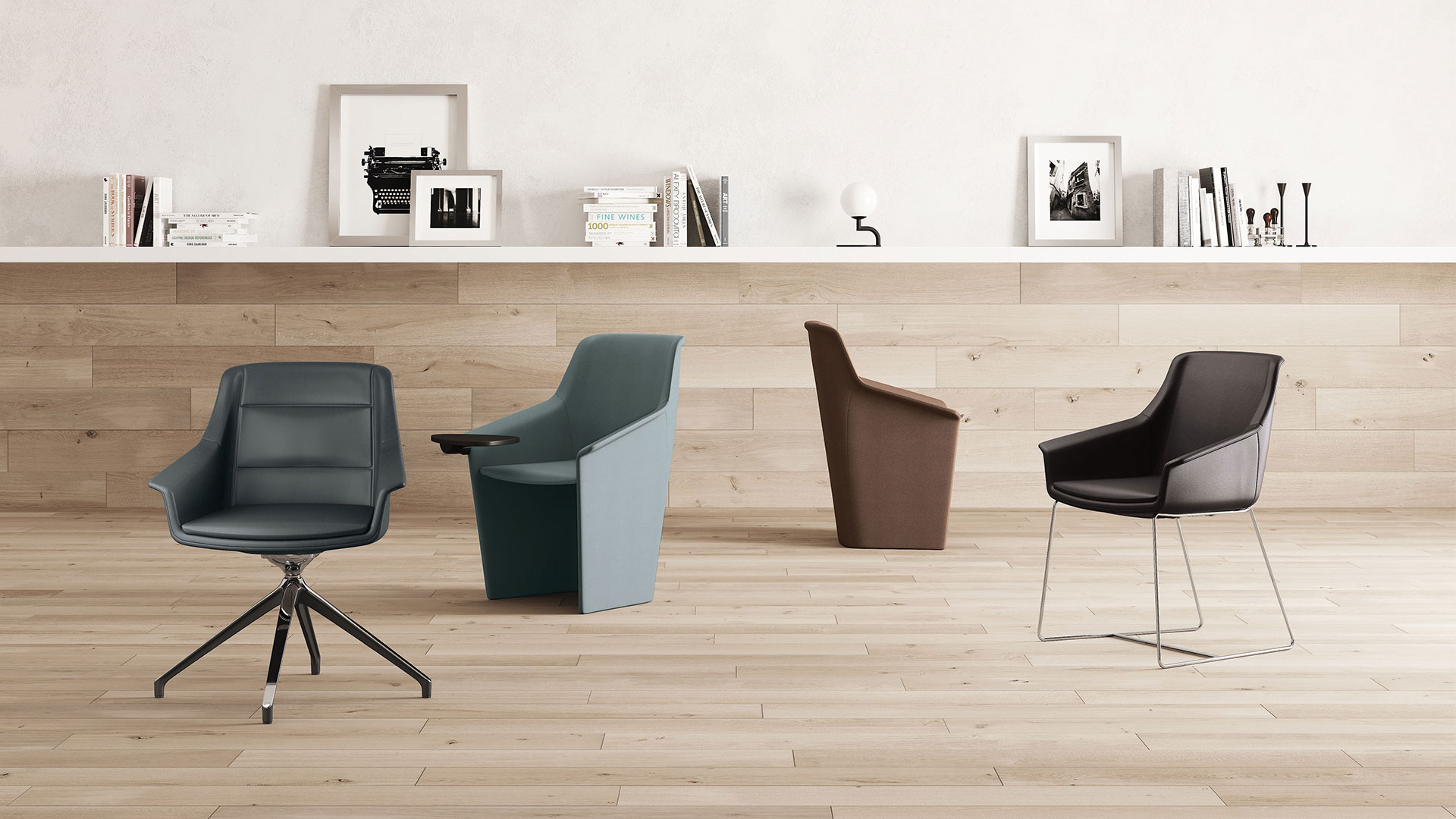 Гостевое и конференц-кресла в едином дизайне серии Jera