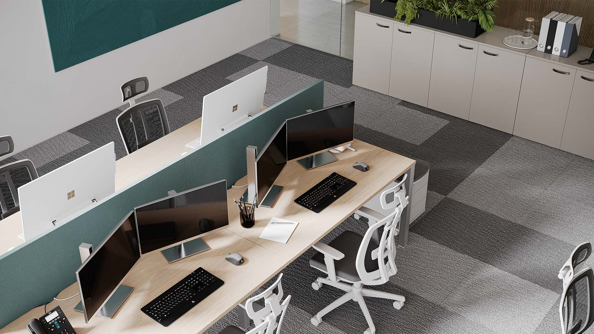 Офисные столы на заказ по индивидуальным размерам